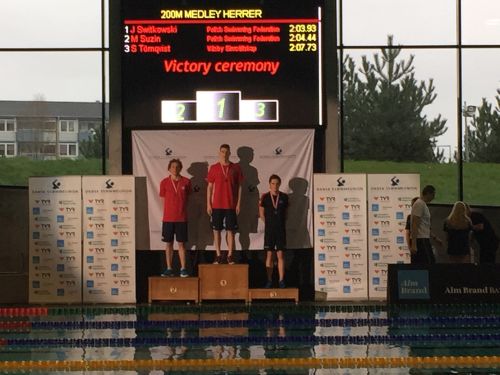 Jan Świtkowski na podium w Danii